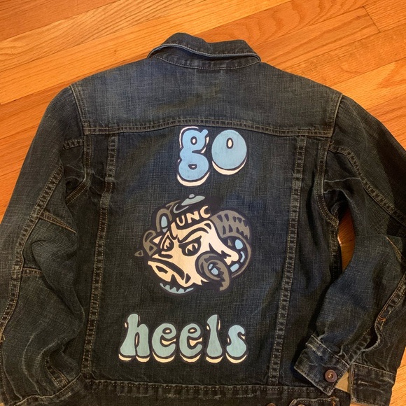 Gap Denim Jacket “Go Heels” - Picture 1 of 7
